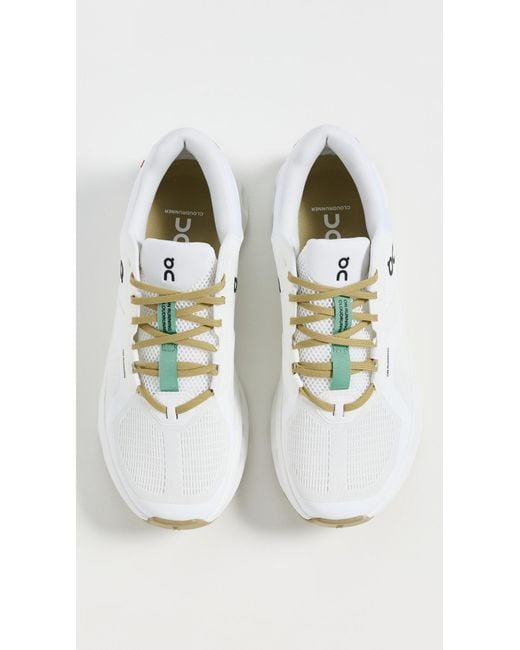 On Shoes White Cloudrunner 2 Sneakers for men