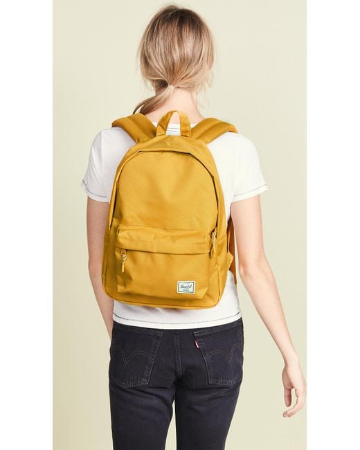 Herschel yellow backpack hotsell
