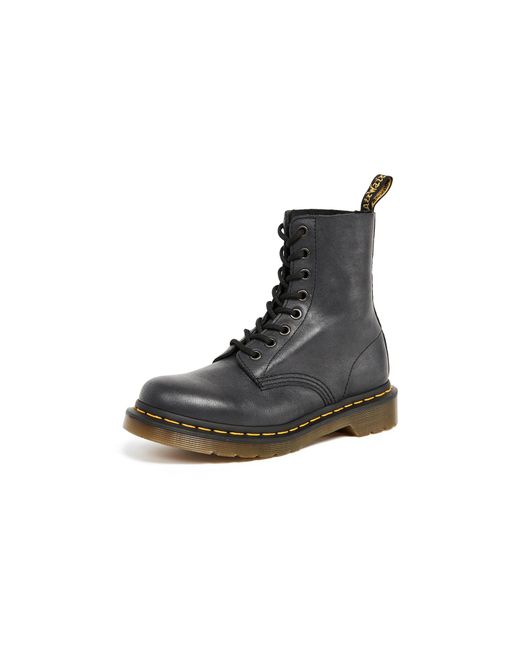 pascal 8 eye boots in black