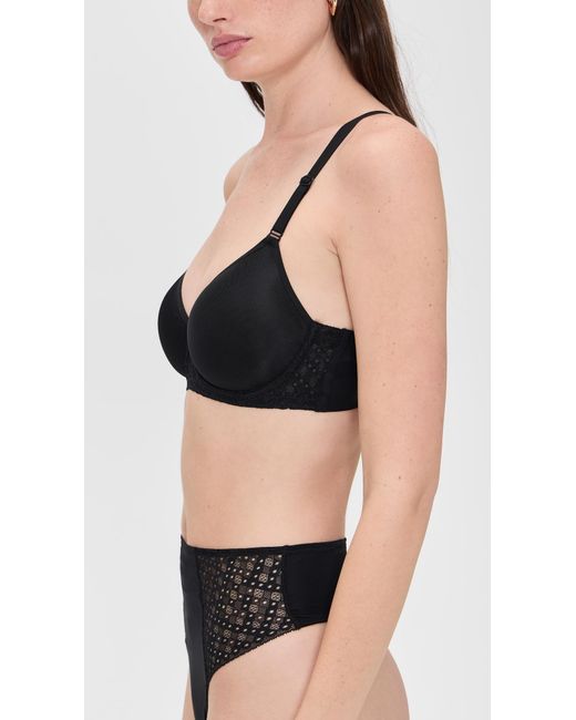 Natori Black Harmony Smooth Back Underwire Bra