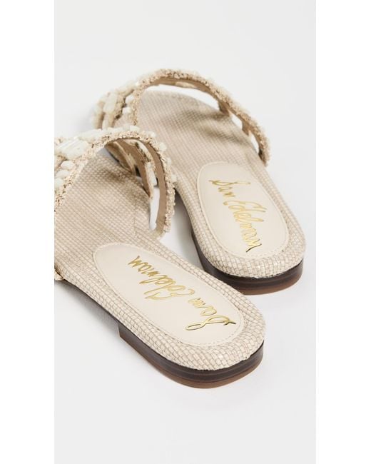 Sam Edelman White Bay Flat Sandal
