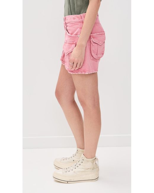 R13 Pink Multi Pocket Shorts