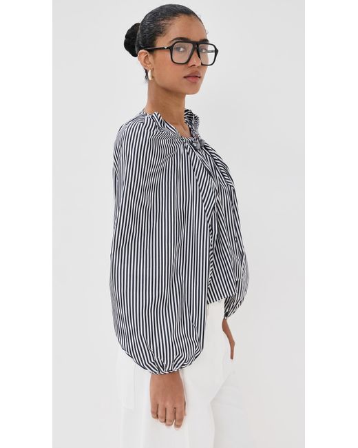 Nackiyé Gray Grand Bazaar Mini Top B & W Stripe