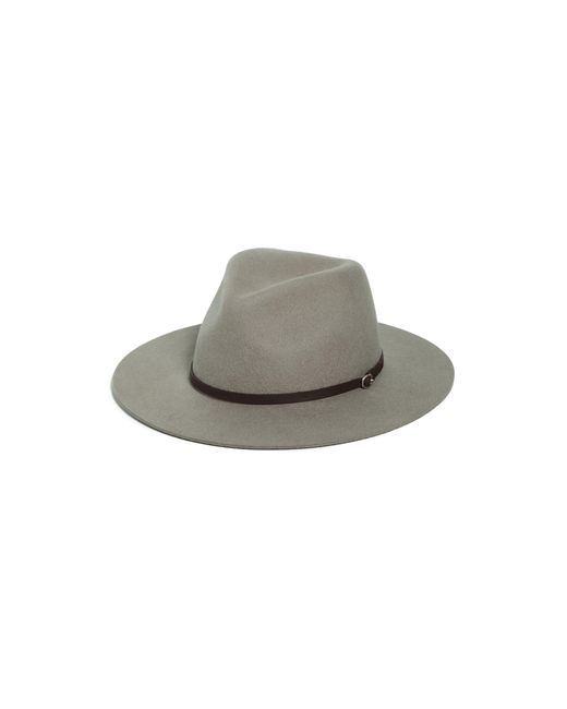 Rag & Bone Gray Audrey Felt Fedora