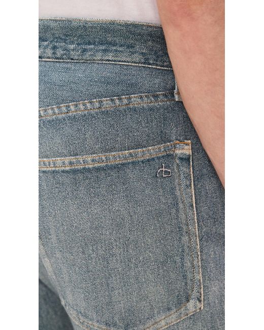 Rag & Bone Blue Fit 4 Miramar Cotton Terry Pants for men