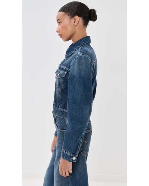 Stella McCartney Blue Button Up Denim Jacket