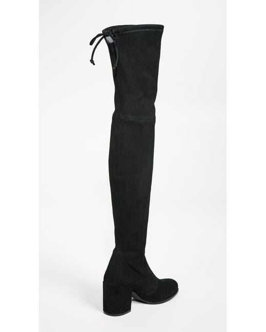 over the knee blue suede boots