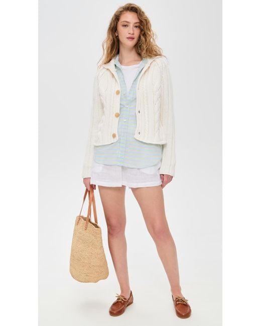 Frank & Eileen White Mini Cardigan