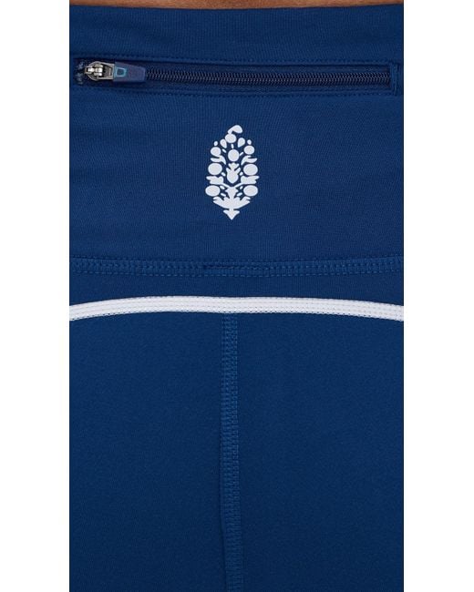 Fp Movement Blue Logo You'Re A Peach Leggings