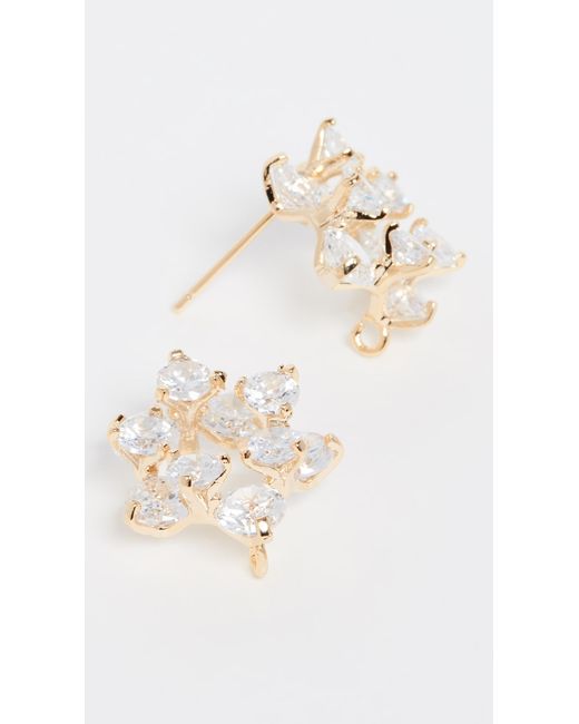 Shashi Metallic Babe Stud Earrings