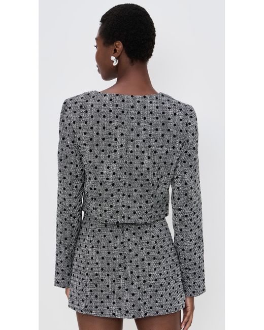 Amanda Uprichard Black Puzzle Jacket