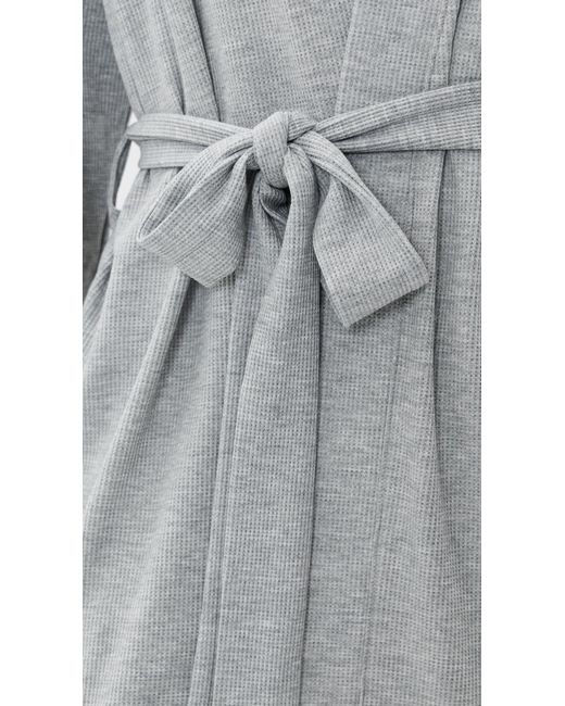 Tommy John Gray Waffle Robe for men