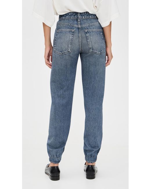 Rag & Bone Blue Miramar Terry Jogger Pants