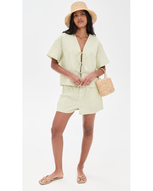 Wayf Natural Tabitha Shorts