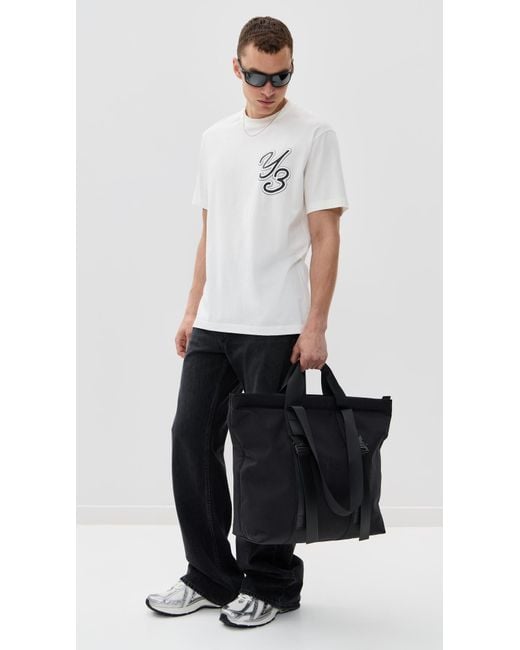 Y-3 Black Utility Tote for men