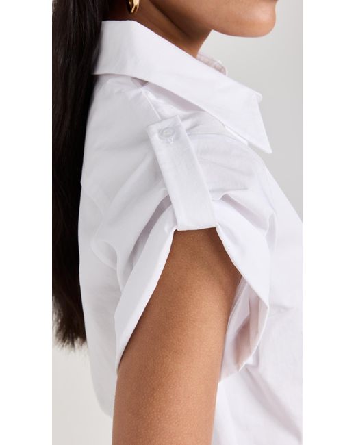 Hevron White Leonora Top
