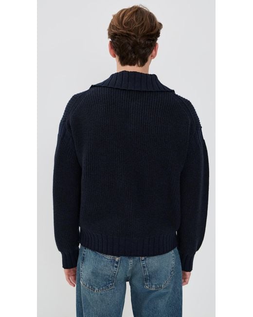 Alex Mill Blue Casey Cardigan Jacket for men