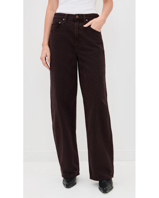 Agolde Black Low Curve Jeans
