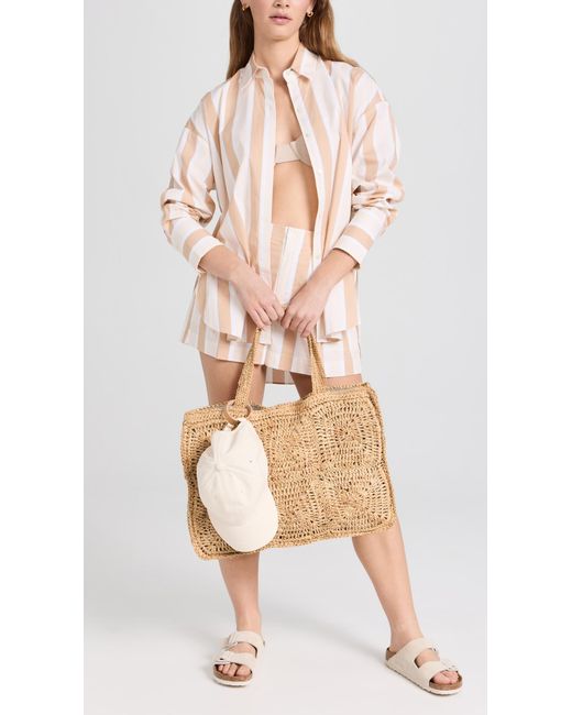 Hat Attack Natural Portia Luxe Tote
