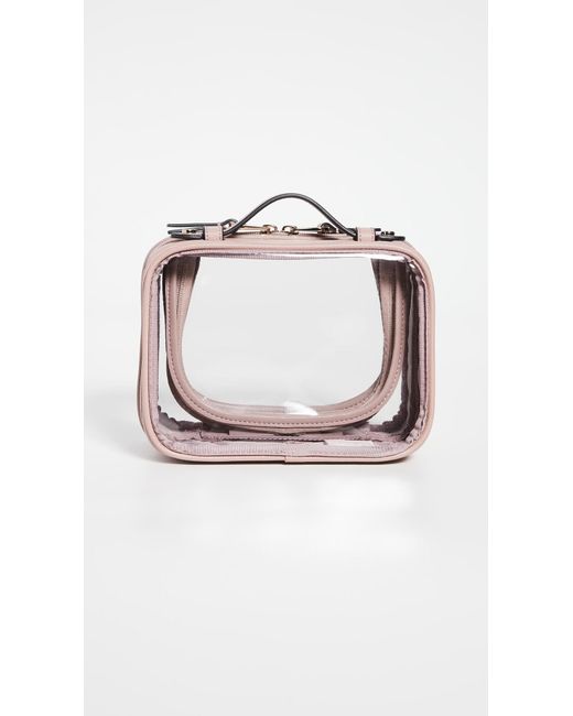 CALPAK Black Mini Clear Cosmetic Case