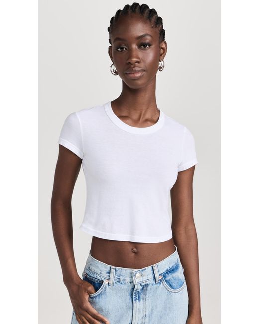Cotton Citizen Tandard Baby Tee in White Lyst