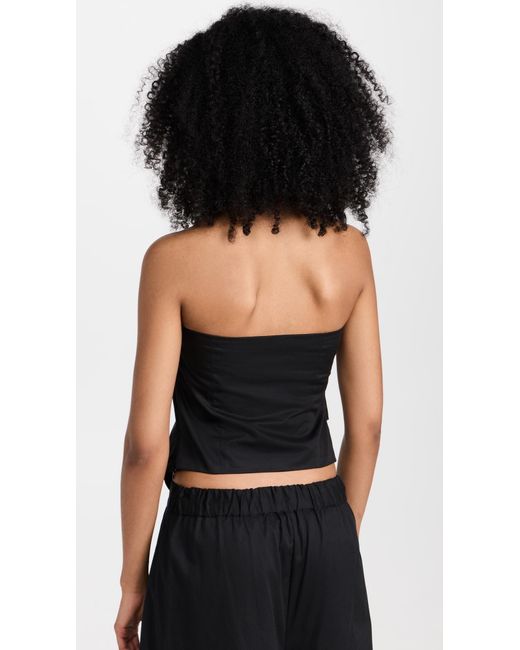 JBQ Black Arlo Strapless Top