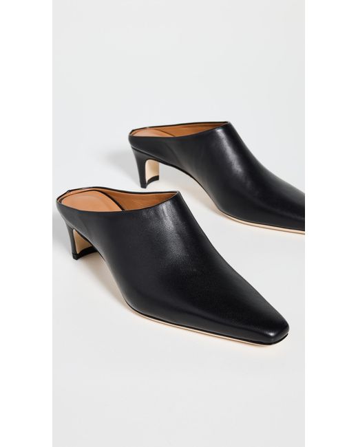 Staud Black Wally Mules
