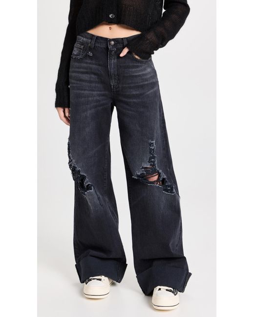 R13 Black Lisa Baggy Jeans