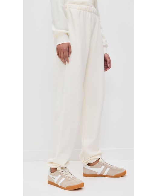 ÉTERNE White Classic Sweatpants