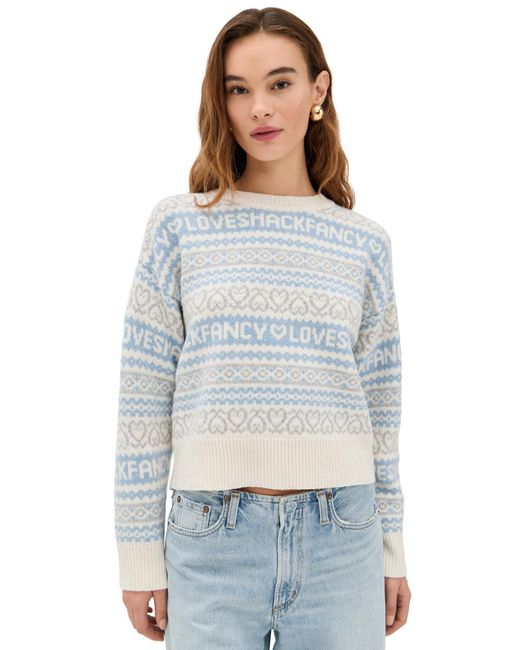 LoveShackFancy Multicolor Emberly Pullover