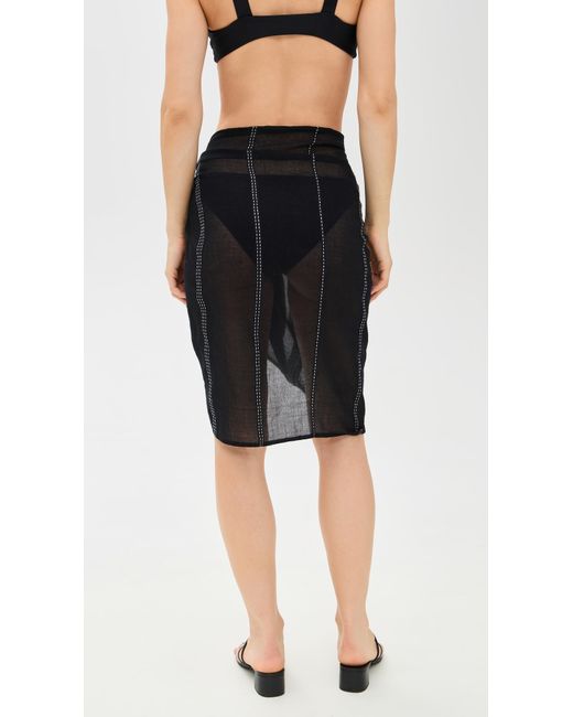Lemlem Black Lema Sarong