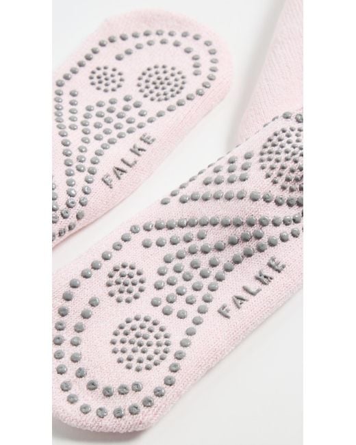 Falke Pink Cuddle Pads Socks