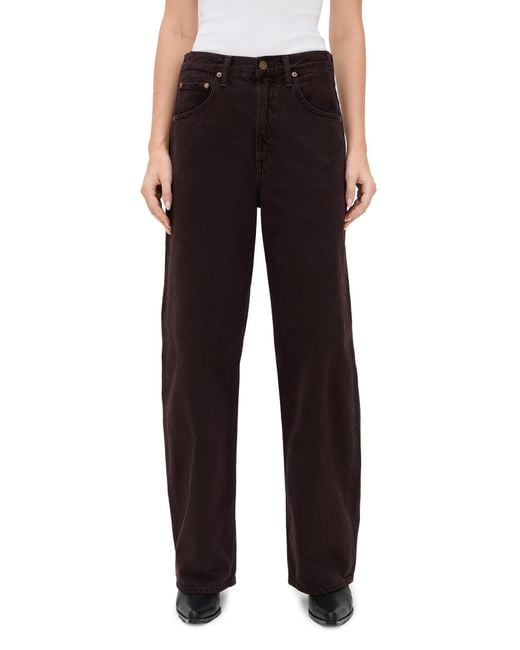 Agolde Black Low Curve Jeans