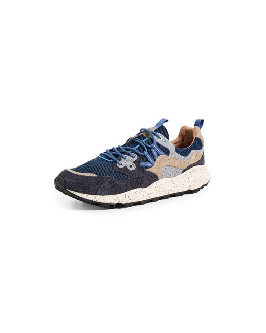 Flower Mountain Blue Yamano 3 Sneakers for men