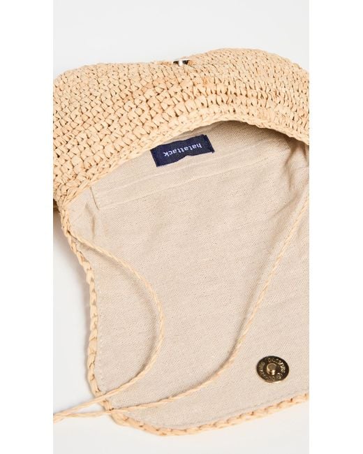 Hat Attack Natural Straw Belt Bag