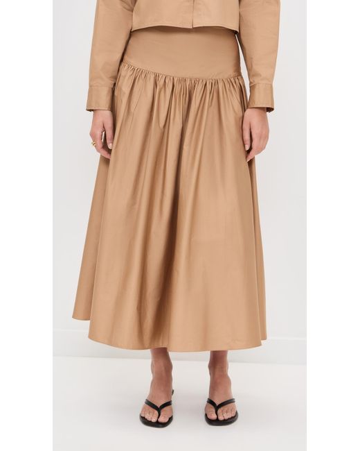 Solid & Striped Natural The Magnolia Skirt