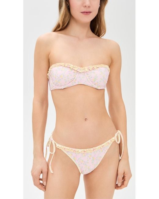 LoveShackFancy Multicolor Tallie Bikini Set