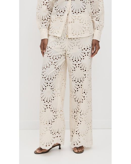 Kivari White Piper Pants