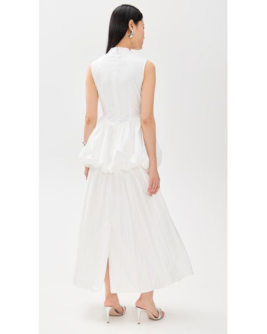 Elexiay White Bauchi Dress