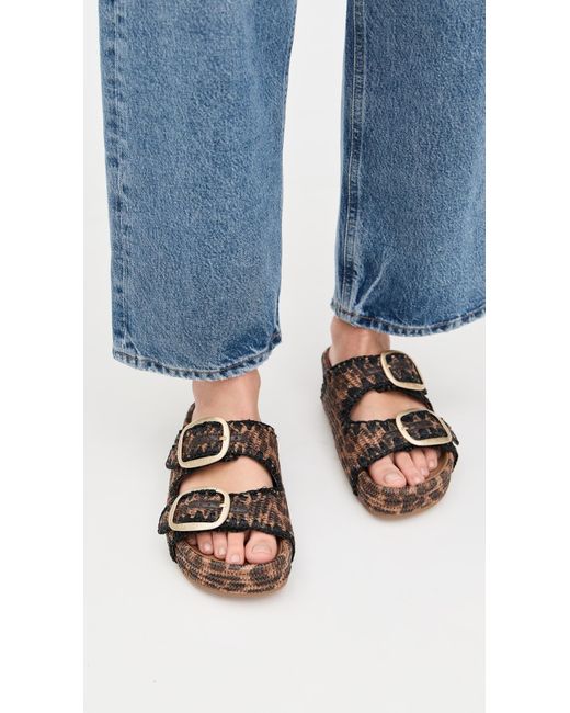Loeffler Randall Multicolor Theo Two Band Sandals