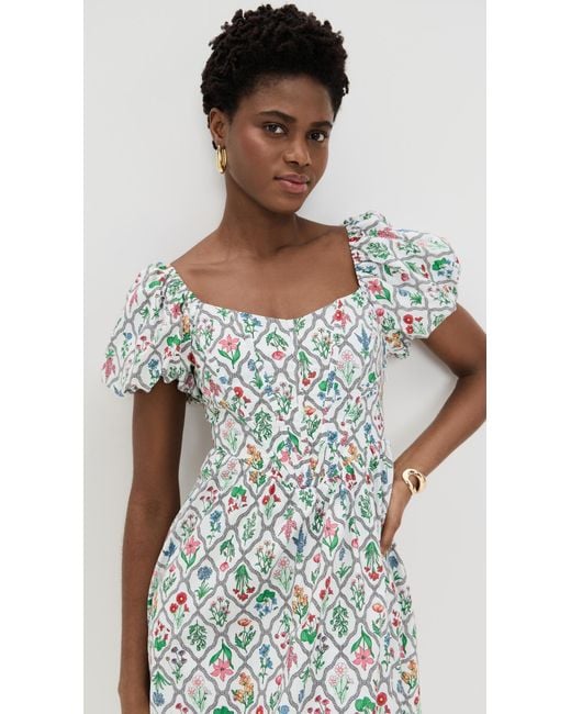 dress chiffon midi floral Adrianna Papell Floral Chiffon Midi Dress main image 0