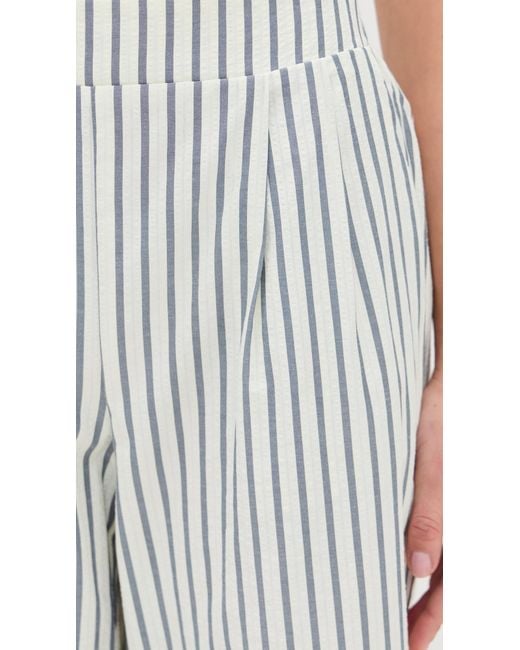 LNA White Finley Pull On Pants