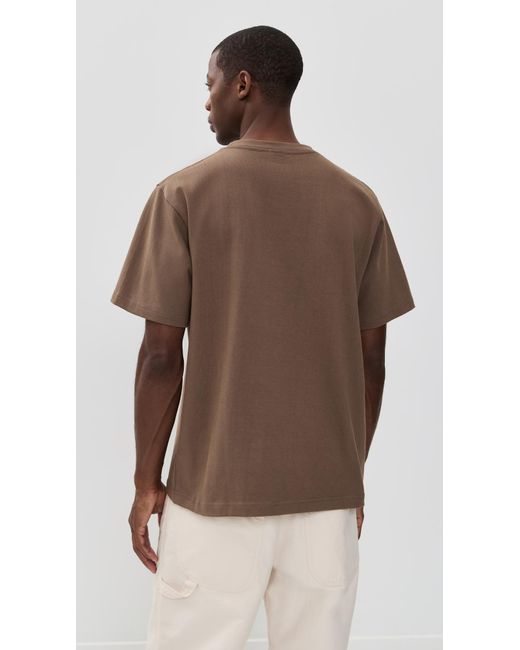 Power Goods Brown Super Weight Tee for men