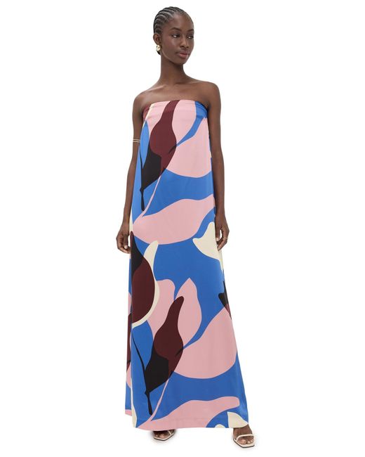 rebecca vallance allegra silk maxi dress Allegra silk maxi dress in brown - Rebecca Vallance