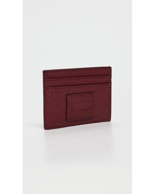 Marc Jacobs Red The Leather Card Case
