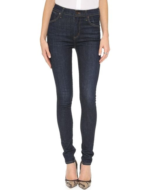 Citizens of Humanity Blue Carlie High Rise Sculpt Skinny Jeans
