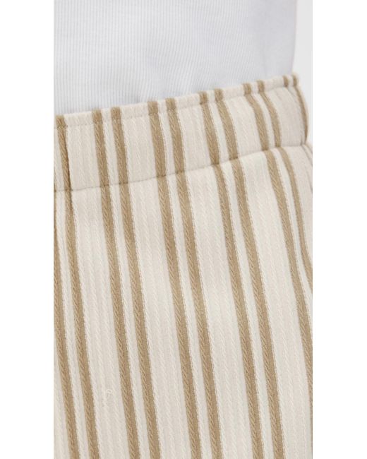 Vince Natural Jacquard Stripe Shorts 7.5 for men