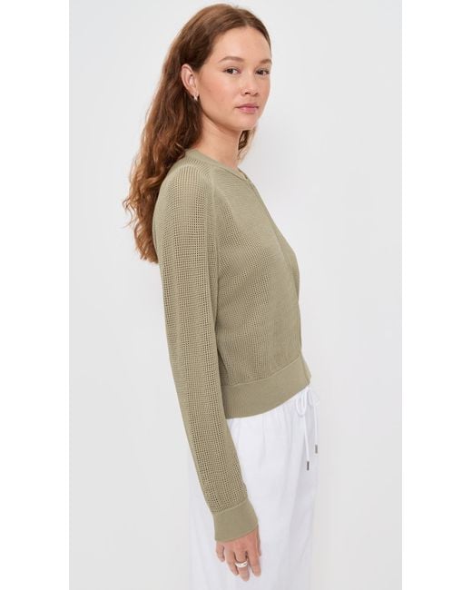 Theory Gray Pointelle Bomber