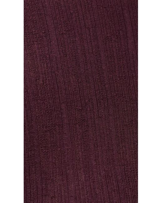 A.L.C. Purple A. L.C. Fisher Cardigan