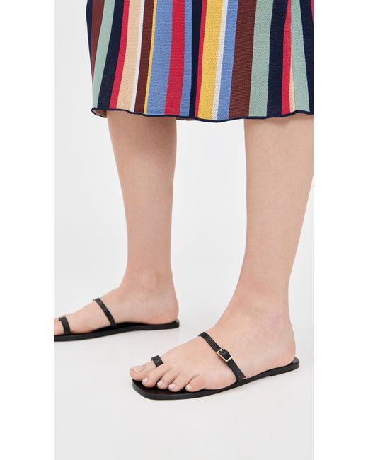 Atp Atelier Black Dongo Sandals